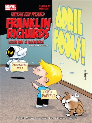 cover image of Franklin Richards: April Fools